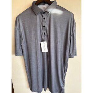 Collars & Co. Mens 3XL Dress Collar Polo Shirt Lightweight 4-Way Stretch Moistur